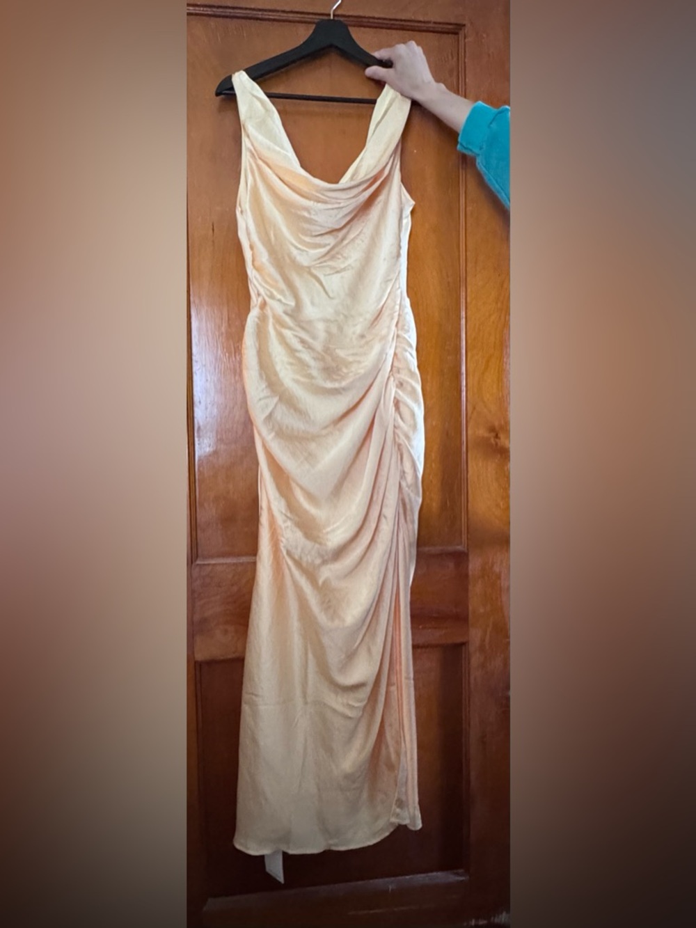 Abercrombie and Fitch yellow satin dress size